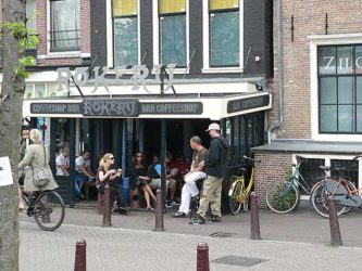 Otro de los muchos coffe shops que hay en Ámsterdam