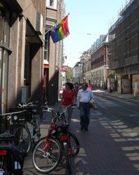Otro local de Ámsterdam donde se da un ambiente gay
