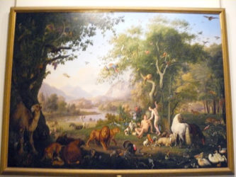 Magnífico el “Adán y Eva en el Paraíso Terrenal”, de Wenzel Peter
