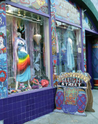 En el barrio Hippie encontramos curiosas tiendas y establecimientos