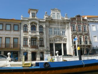 Vista del bonito edificio que alberga el museu da Cidade de Aveiro.