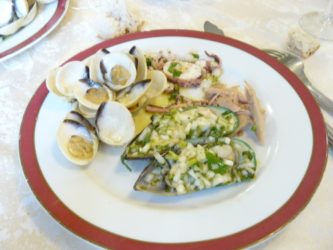 Los productos del mar son habituales de la gastronomía de Aveiro.
