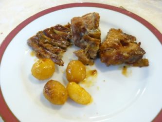 Hay muy buena carne en Aveiro, donde es típico el cordero tierno cocinado en una arcilla.