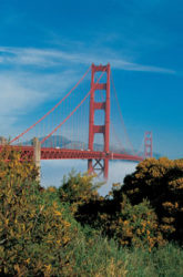 El Golden Gate Bridge es impresionante y llama mucho la atención
