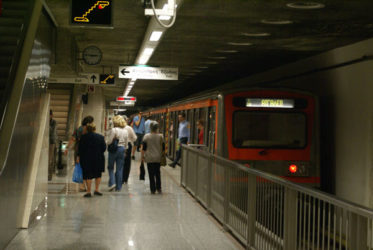 El Metro de Atenas funciona correctamente