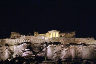 La Acrópolis de noche es una visión muy especial