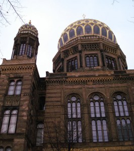 Fachada de la Nueva Sinagoga de Berlín