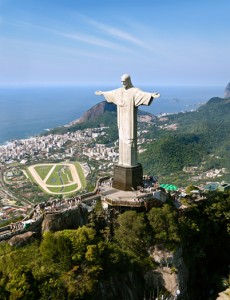El imponente Cristo Redentor de Río de Janeiro.