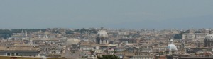 Una bella vista qué ver de Roma desde el Janículo