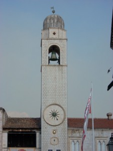 La Torre del Reloj de Dubrovnik.