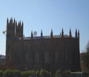 Vista lateral de la Friedrichswerdersche Kirche
