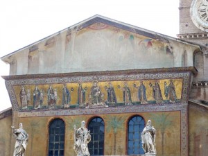 El precioso mosaico de clara influencia bizantina