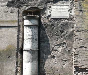 Vía Appia Antica o vía antigua de Roma Vía Appia Antica o vía antigua de Roma
