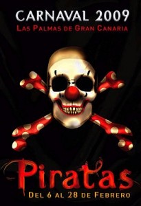 EL cartel del Carnaval 2009 tenía una temática de piratas
