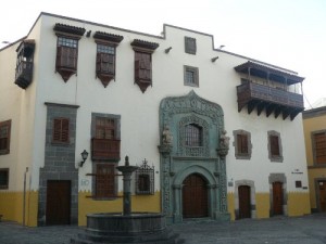 La hermosa Casa Museo de Colón de las Palmas