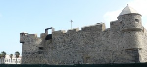 Vista del Castillo de La Luz está situado cerca del mar