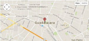 Mapa Satélite de Guadalajara, México